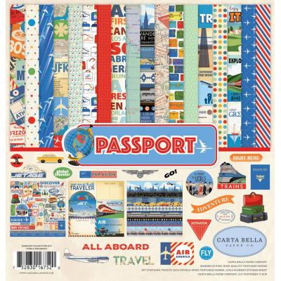 Carta Bella Passport Designpapier - Collection Kit